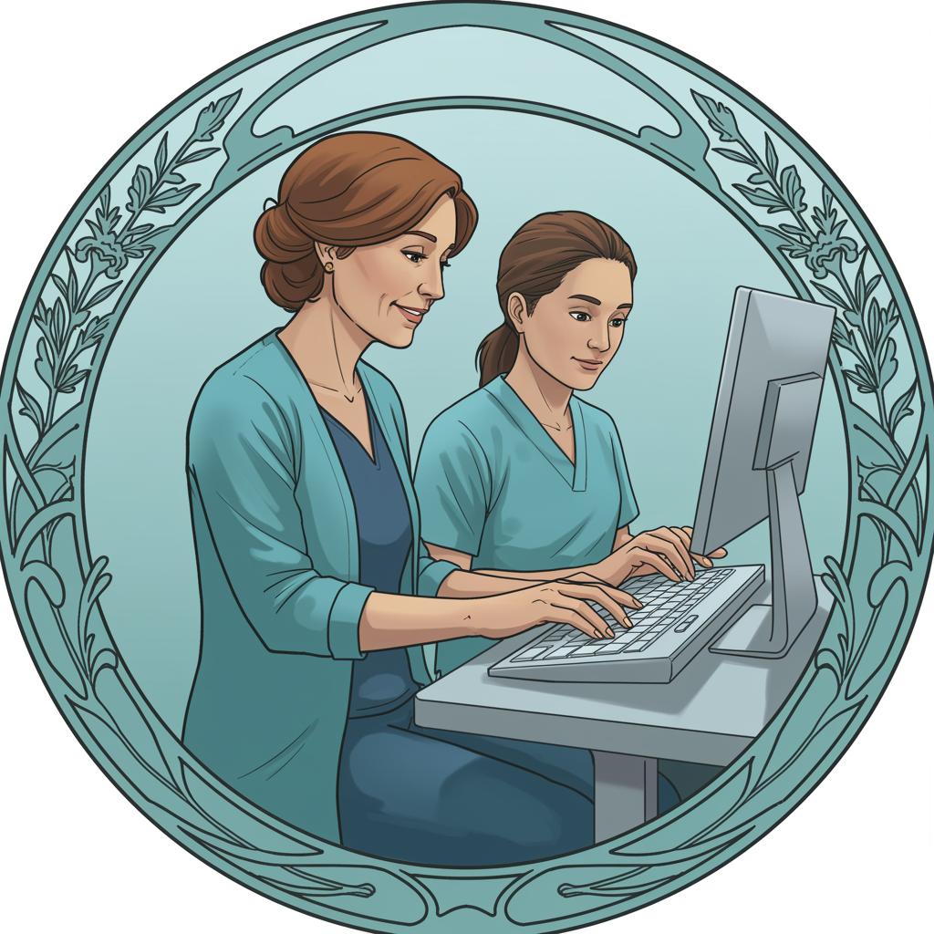 Create_a_round_thumbnail_in_an_Art_Nouveau_style_in_shades_of_cyan_representing_an_occupational_therapist_who_trains_other_occupational_therapists_in_the_use_of_an_adapted_keyboard_image_1_